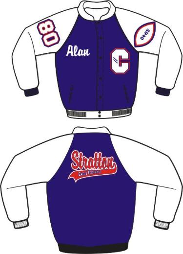 Graphic of a Letterman Jacket