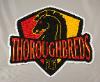 Custom Thuroubreds Chenille Back Patch