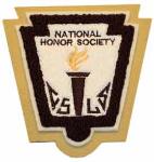 This is a sleeve sized National Honor Society Patch used for the sleeve of your varsity letterman jacket