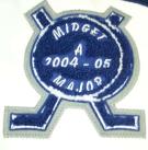 A classic designed hockey patch for the sleeve of your letterman jacket. 